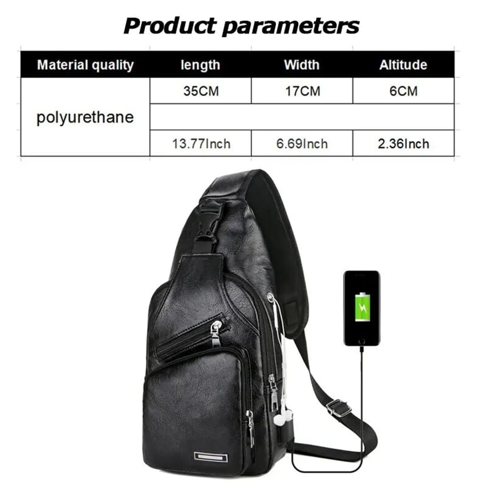 Bolsa de pecho USB